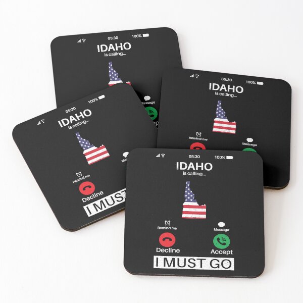 Item preview, Idaho Is Calling I Must Go: Vintage Idaho State, Idahoan Home Calling, Vacation designed and sold by Adexyl.