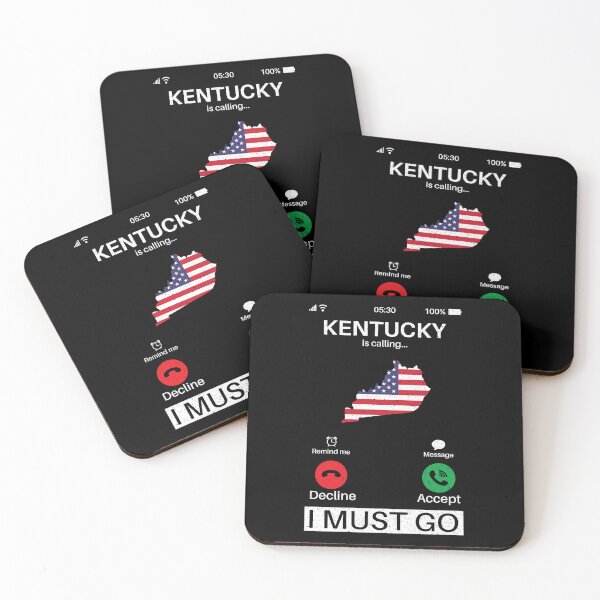Item preview, Kentucky Is Calling I Must Go: Vintage Kentucky State, Kentuckian Home Calling, Vacation designed and sold by Adexyl.