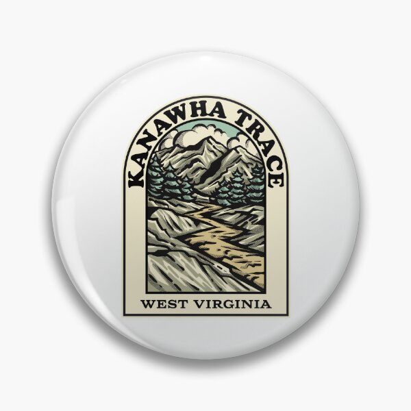 Artikelvorschau, Kanawha Trace West Virginia hiking backpacking trail entworfen und verkauft von HalpinDesign.