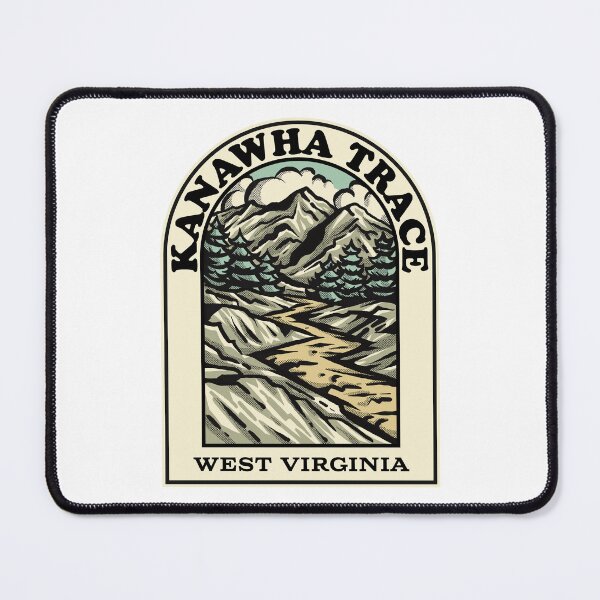 Aperçu de l'œuvre Kanawha Trace West Virginia hiking backpacking trail créée et vendue par HalpinDesign.