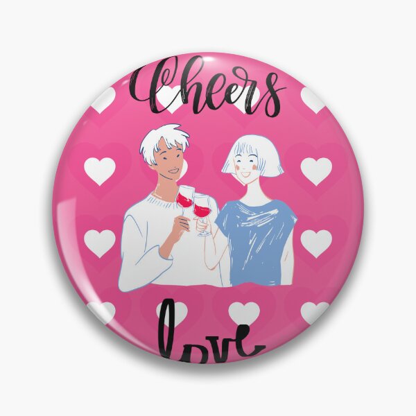 Item preview, Cheers love sticker designed and sold by Art-Echo.