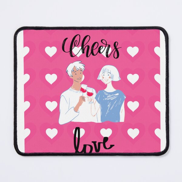 Item preview, Cheers love sticker designed and sold by Art-Echo.