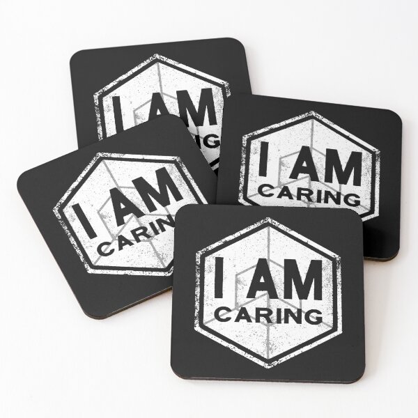 Item preview, I AM - Caring - Affirmation - White designed and sold by hector2ortega.