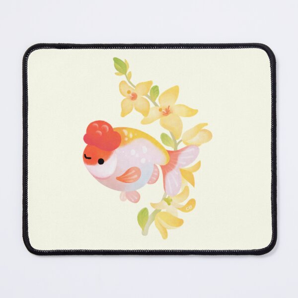 Item preview, Ranchu and Forsythias 1 designed and sold by pikaole.