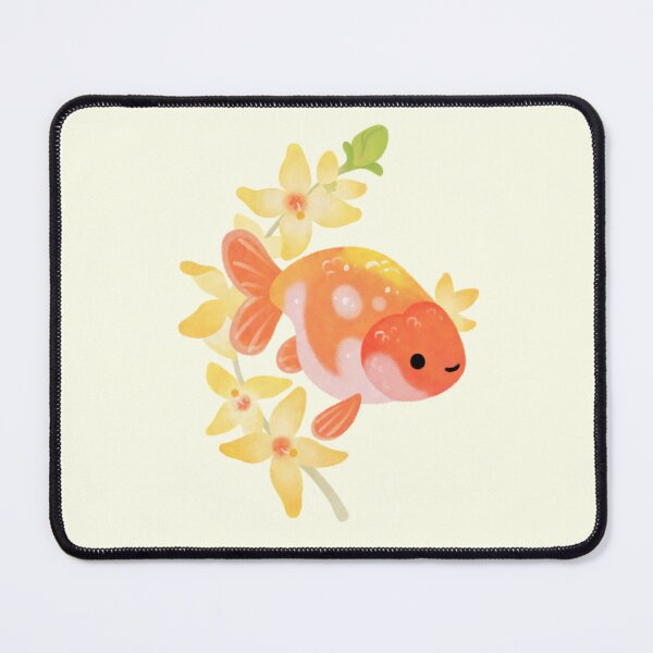 Item preview, Ranchu and Forsythias 2 designed and sold by pikaole.