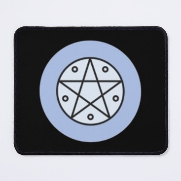 Item preview, Blue pentacle designed and sold by Wavytarot.