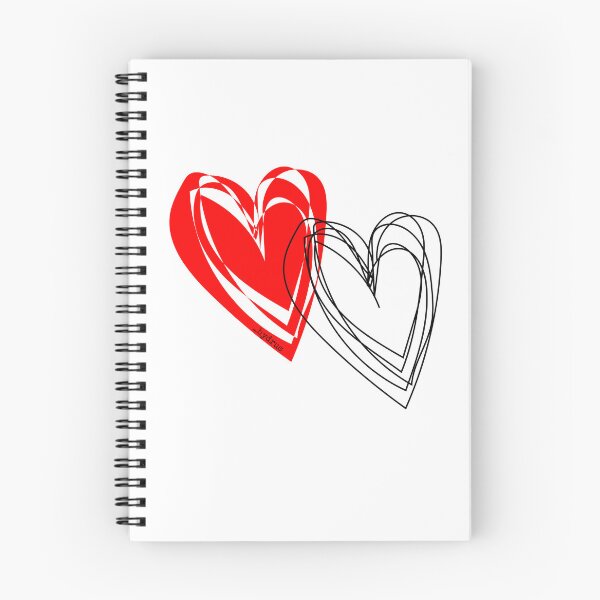 Item preview, Double Line Hearts _hydrus © designed and sold by hydruspoetry.
