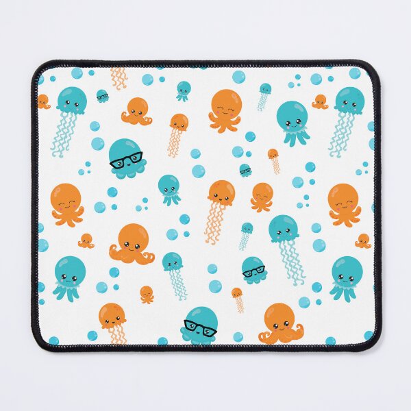 Item preview, Kawaii Octopuses Pattern designed and sold by TamGustam.