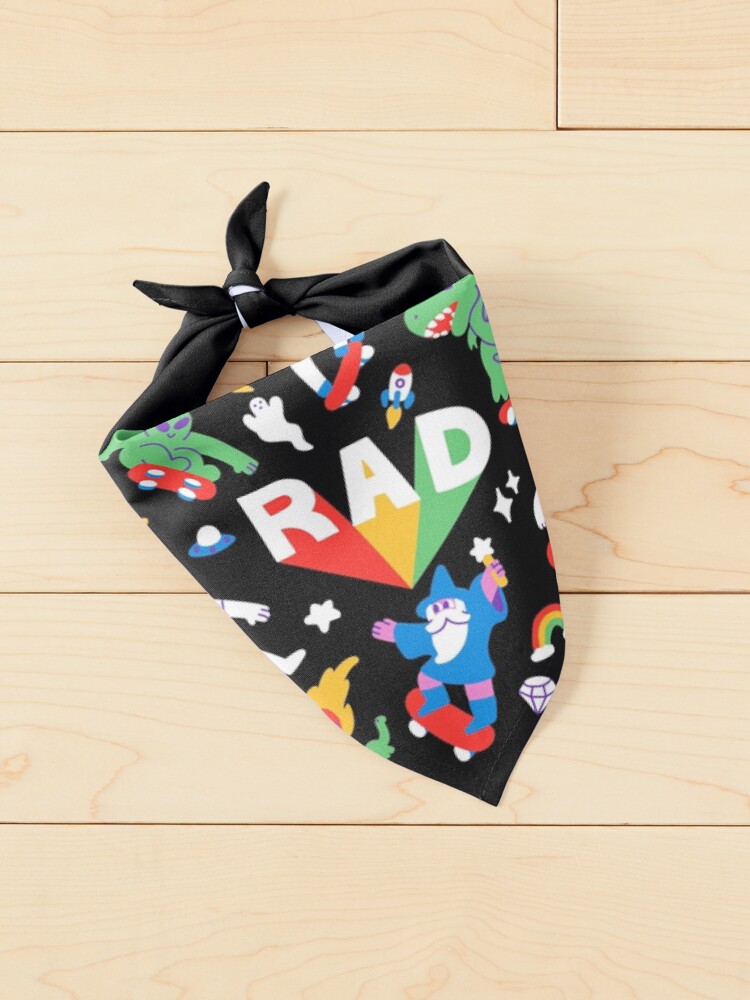 Thumbnail 2 of 6, Pet Bandana, Rad Pals designed and sold by obinsun.