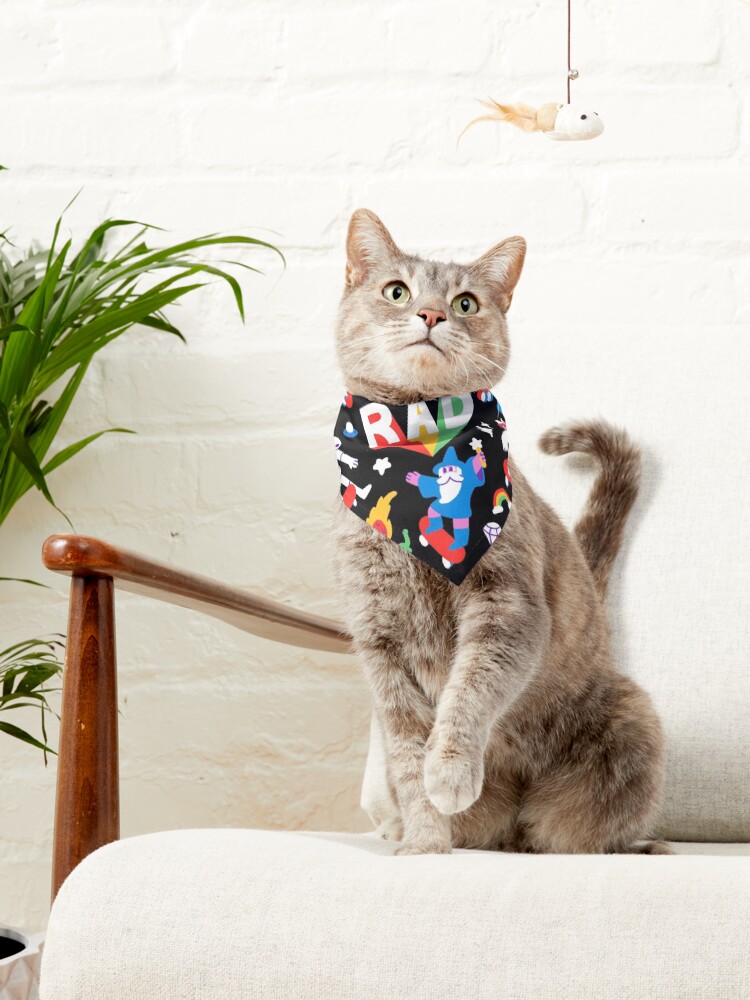 Thumbnail 3 of 6, Pet Bandana, Rad Pals designed and sold by obinsun.