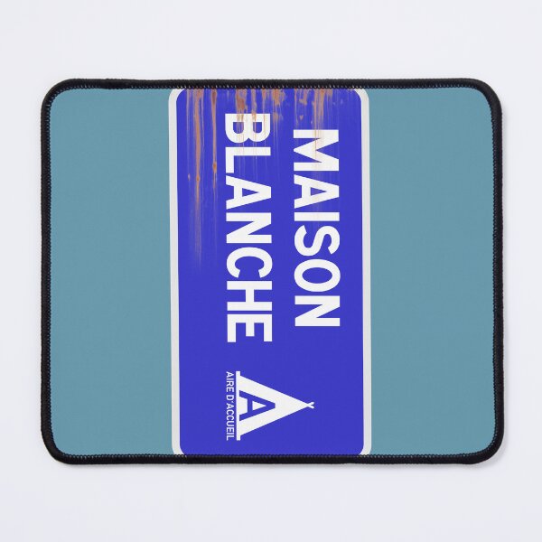 Item preview, Le Mans Maison Blanche Campsite Sign designed and sold by RedFirecracker.