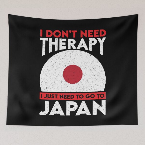 Item preview, I Don't Need Therapy I Just Need To Go To Japan: Japan Pride Home Calling - Vintage Flag Japanese designed and sold by Adexyl.