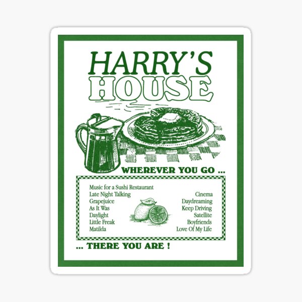 La maison d'Harry Sticker