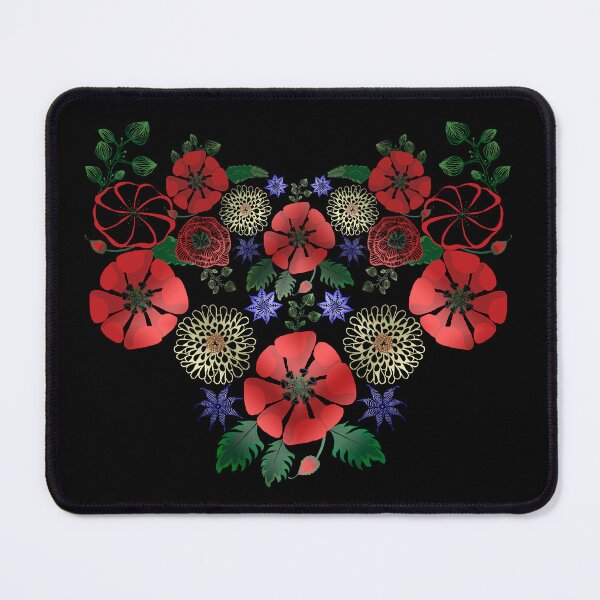 Item preview, Vintage Ukrainian Embroidery Vyshyvanka Style Cute Floral Ukraine Gift designed and sold by r-silver.