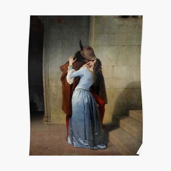 &quot;Il Bacio (The Kiss) by Francesco Hayez&quot; Poster by Cravagnati Redbubble