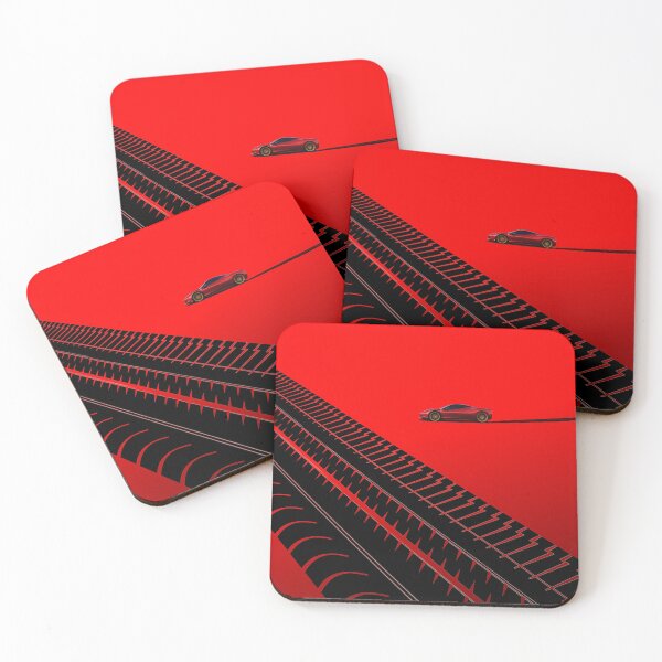 Item preview, Sports car tire tread red deSign designed and sold by MystixJack.