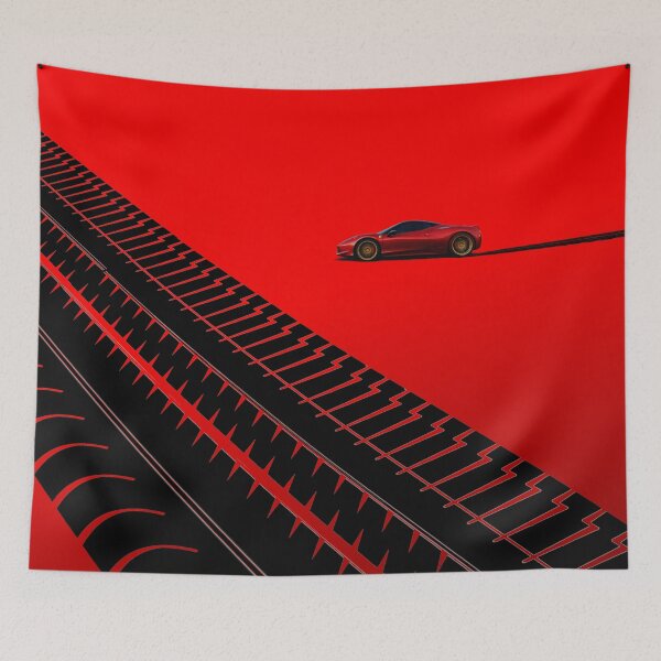 Item preview, Sports car tire tread red deSign designed and sold by MystixJack.