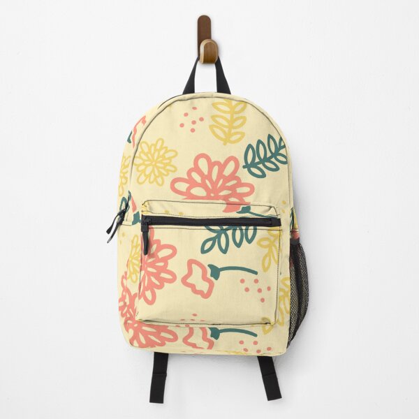 Item preview, Yellow & Coral Flower Pattern designed and sold by moxsto.