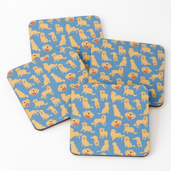 Item preview, Golden Retriever - Royal Caribe Blue designed and sold by frankyou.