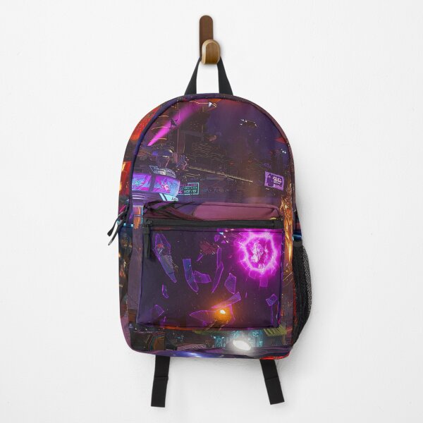 Item preview, City skyline futuristic Cyber CITY punk cyberpunk dark designed and sold by FractiousTank.