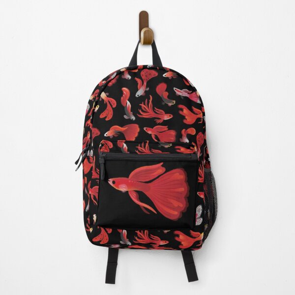Vista previa del artículo con la obra «Guppy rojo», diseñado y vendido por pikaole.