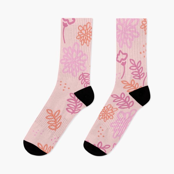 Item preview, Pink & Orange Flower Pattern designed and sold by moxsto.