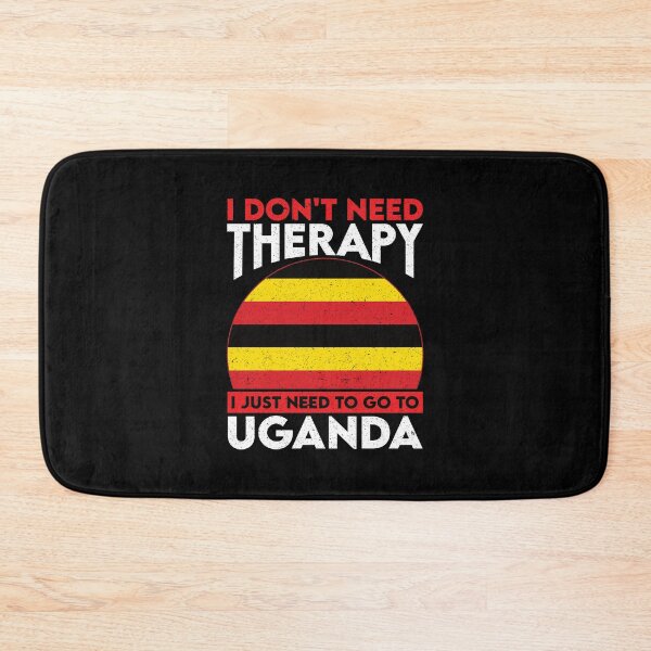 Item preview, I Don't Need Therapy I Just Need To Go To Uganda: Uganda Pride Home Calling - Vintage Flag Uganda designed and sold by Adexyl.