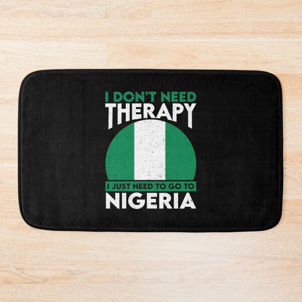 Item preview, I Don't Need Therapy I Just Need To Go To Nigeria: Nigeria Pride Home Calling - Vintage Flag Nigerian designed and sold by Adexyl.