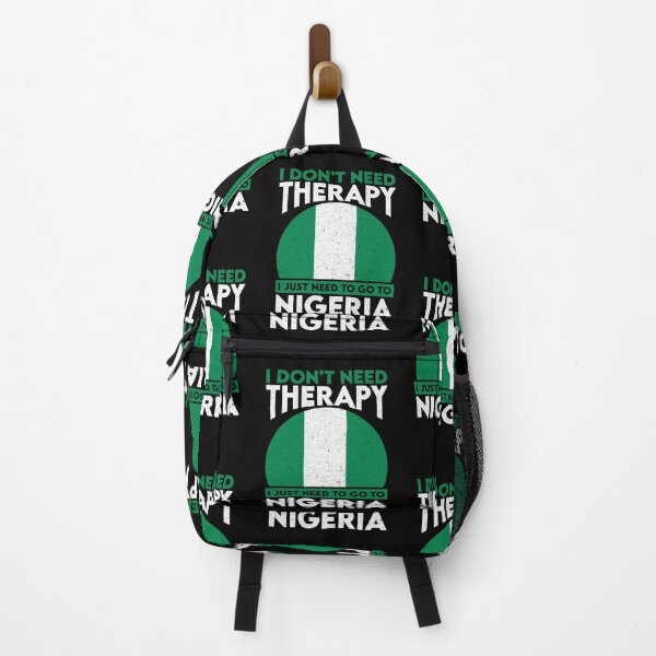 Item preview, I Don't Need Therapy I Just Need To Go To Nigeria: Nigeria Pride Home Calling - Vintage Flag Nigerian designed and sold by Adexyl.