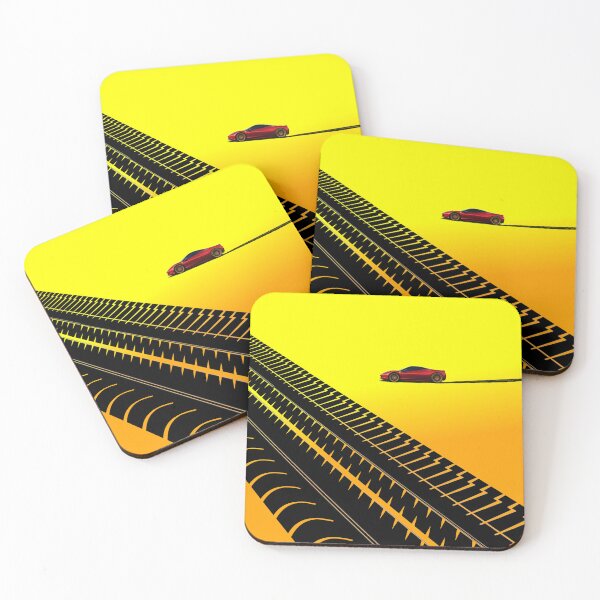 Item preview, Sports car tire tread sunrise deSign designed and sold by MystixJack.