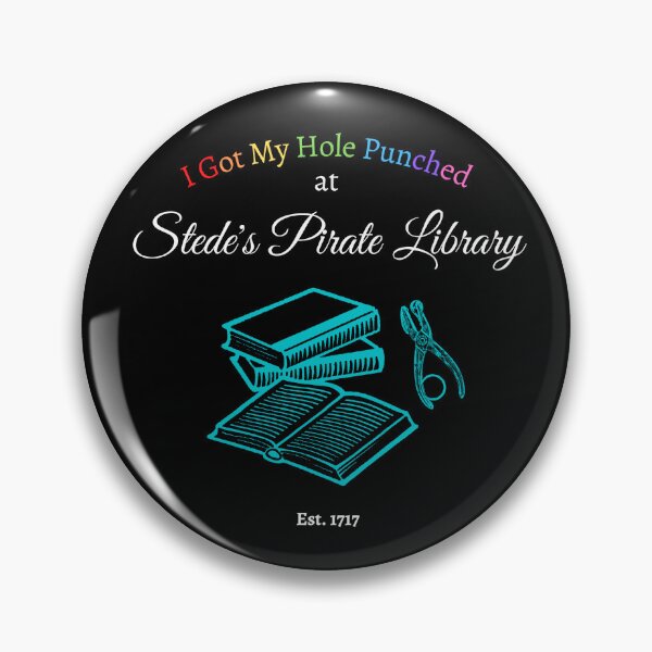 Item preview, Stede's Pirate Library designed and sold by Our Flag Means Merch.