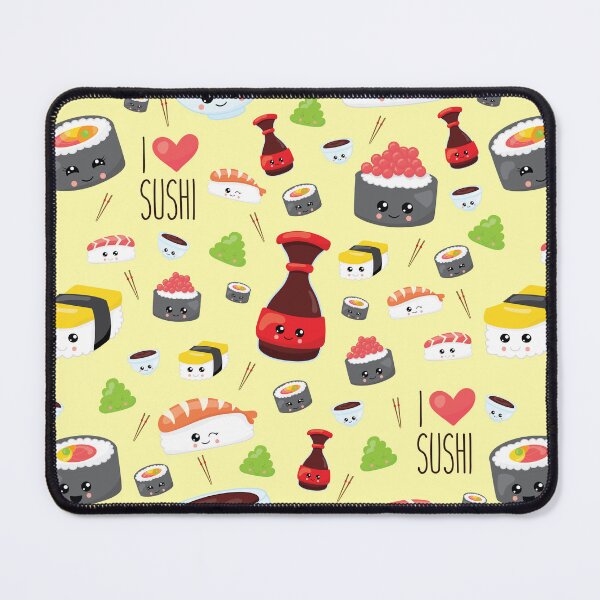Item preview, Cute Kawaii Sushi Pattern designed and sold by TamGustam.