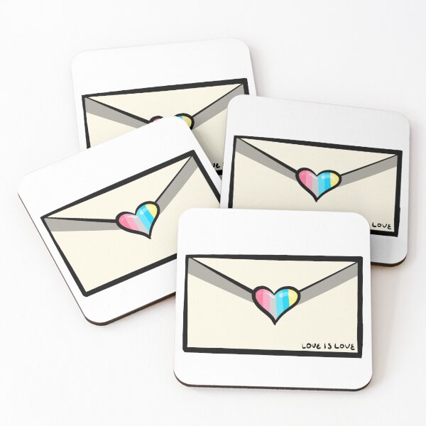 Item preview, Genderflux Love Is Love Envelope designed and sold by CJ Vanderbeek.