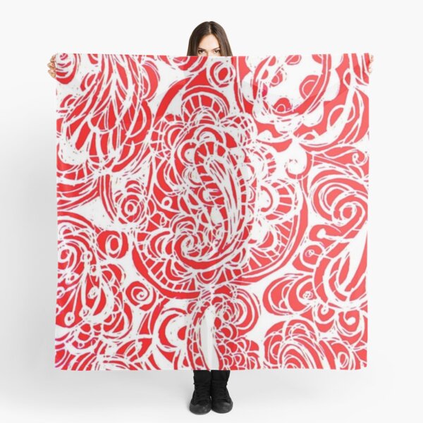 Red Paisley Scarf