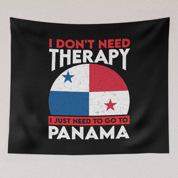 Item preview, I Don't Need Therapy I Just Need To Go To Panama: Panama Pride Home Calling - Vintage Flag Panamanian designed and sold by Adexyl.