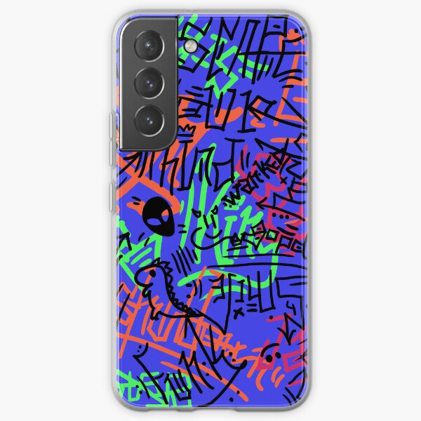 Neon word bomb Samsung Galaxy Soft Case