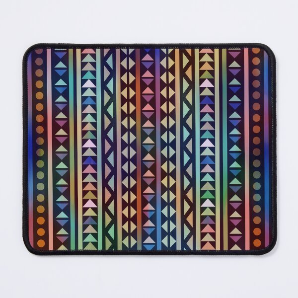 Item preview, Colorful Tribal Stripes and triangles Pattern designed and sold by Anna Lemos.