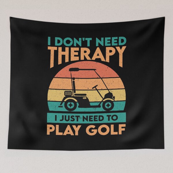 Item preview, I Don't Need Therapy I Just Need To Go To Play Golf: Funny Golfer Tee - Golfing Golf Lover designed and sold by Adexyl.