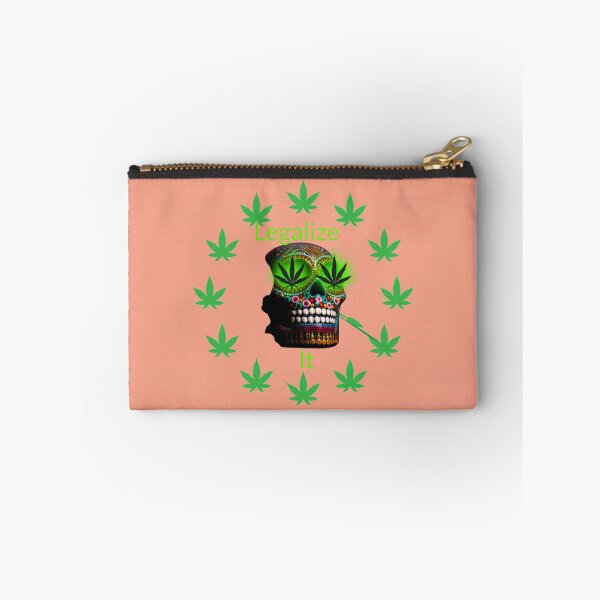 Item preview, Legalize it, Weed Marijuana Skull Smoking. designed and sold by BestDesignbySof.