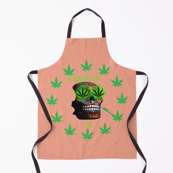 Item preview, Legalize it, Weed Marijuana Skull Smoking. designed and sold by BestDesignbySof.