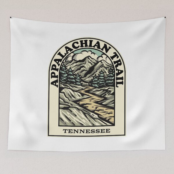 Aperçu de l'œuvre Appalachian Trail Tennessee hiking backpacking trail créée et vendue par HalpinDesign.