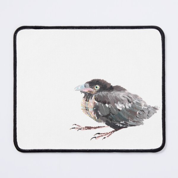 Item preview, Baby Tartan Crow Knows Spring is Coming designed and sold by Anneliese Fris.