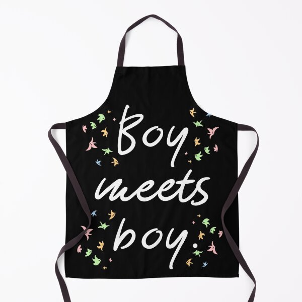 Item preview, Heartstopper Boy meets boy - Love is Love lgbt pride designed and sold by VeryEnglishGent.
