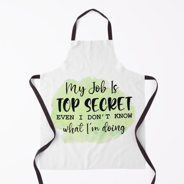 Item preview, My Job Is Top Secret I Sarcastic Funny designed and sold by younghopes.