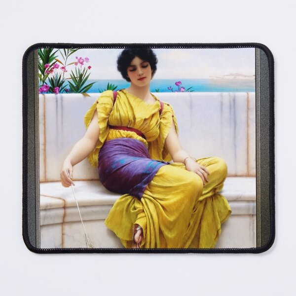 Item preview, Idleness by John William Godward Remastered Xzendor7 Classical Fine Art Old Masters Reproductions designed and sold by Xzendor7 Digital Art Creations.