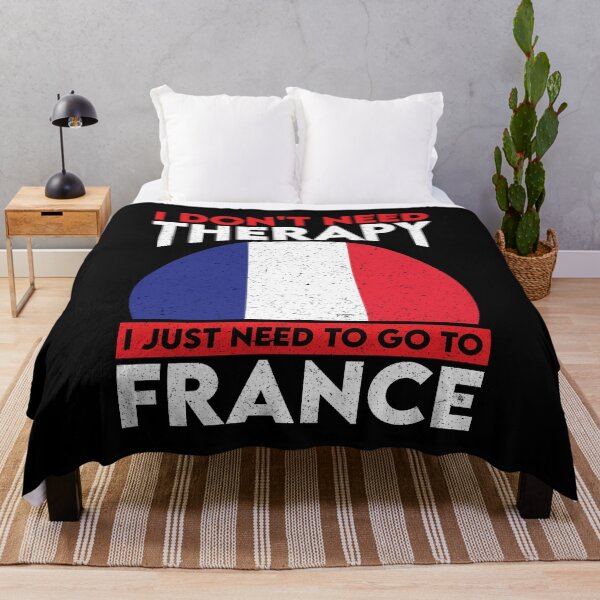 Item preview, I Don't Need Therapy I Just Need To Go To France: France Pride Home Calling - Vintage Flag French designed and sold by Adexyl.