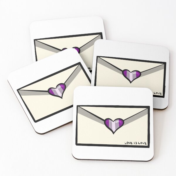 Item preview, Graysexual Love Is Love Envelope designed and sold by CJ Vanderbeek.