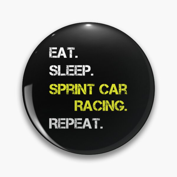 Item preview, Eat Sleep Sprint Car Racing Repeat  designed and sold by rachidhaz.