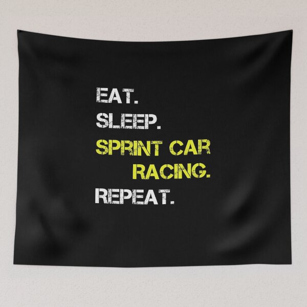 Artikelvorschau, Eat Sleep Sprint Autorennen wiederholen entworfen und verkauft von rachidhaz.