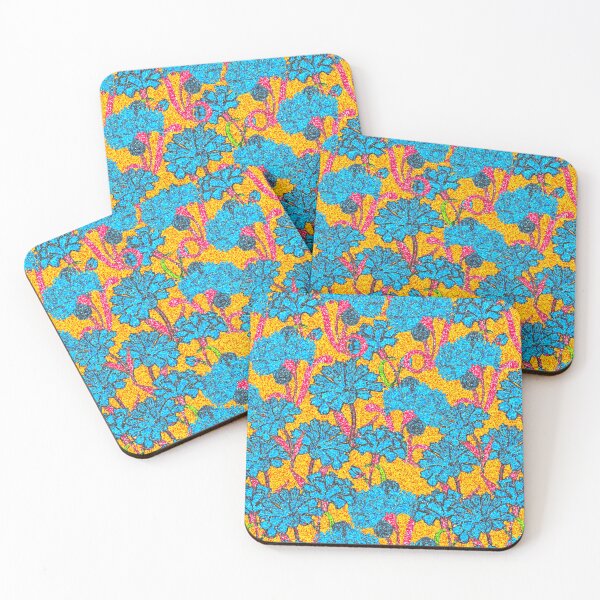 Item preview, Pattern - Psychedelic pointillism Carnations designed and sold by Eejee-SK.